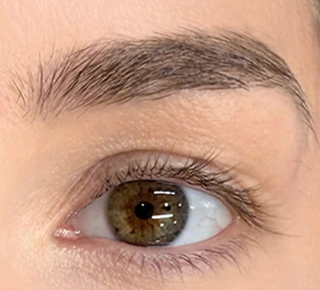 Brow lamination before treatment