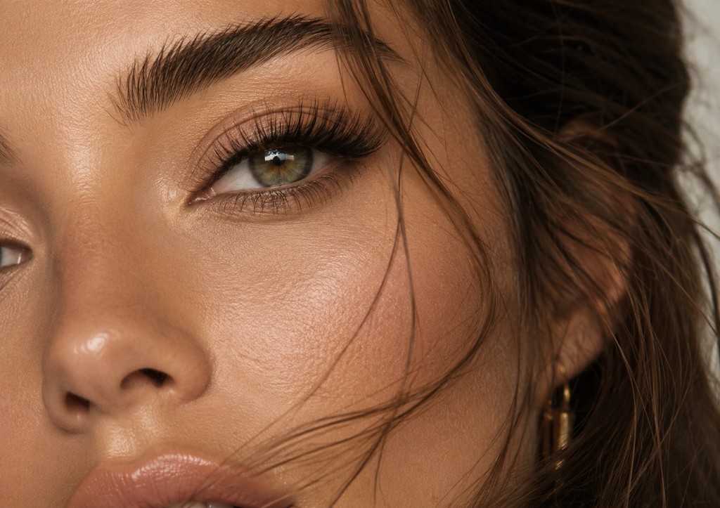 Close-up eyelash extensions at Thao Eyelash Da Nang